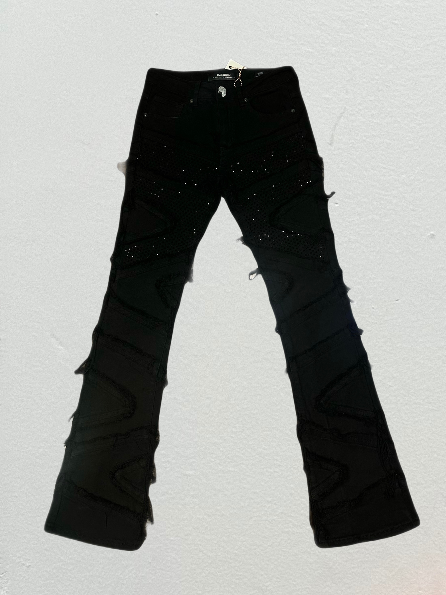 Crystalized Denim Jeans