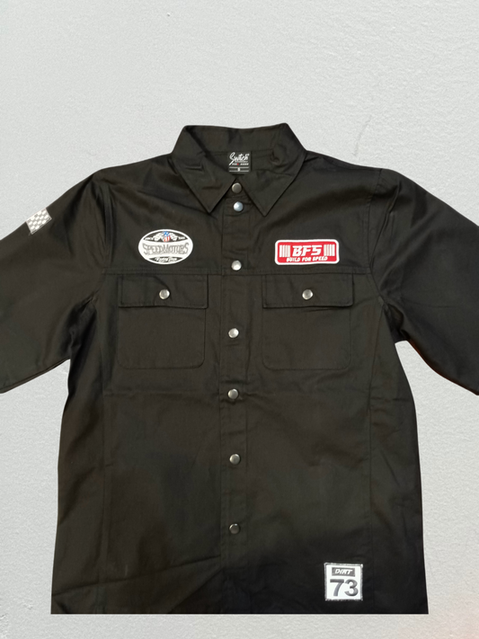Extreme Speed Short-sleeve Button Up