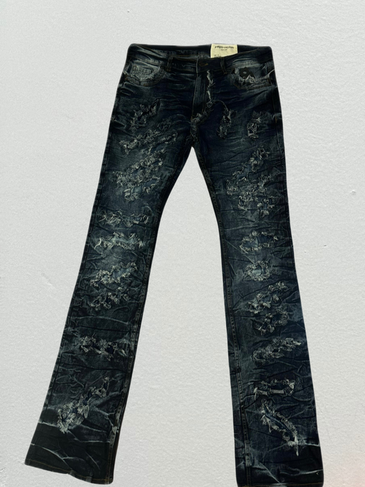 Frayed Denim Jeans