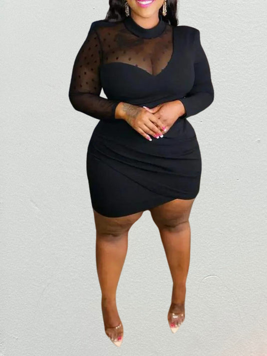 Women’s Ruched Body-Con Dress (Plus)