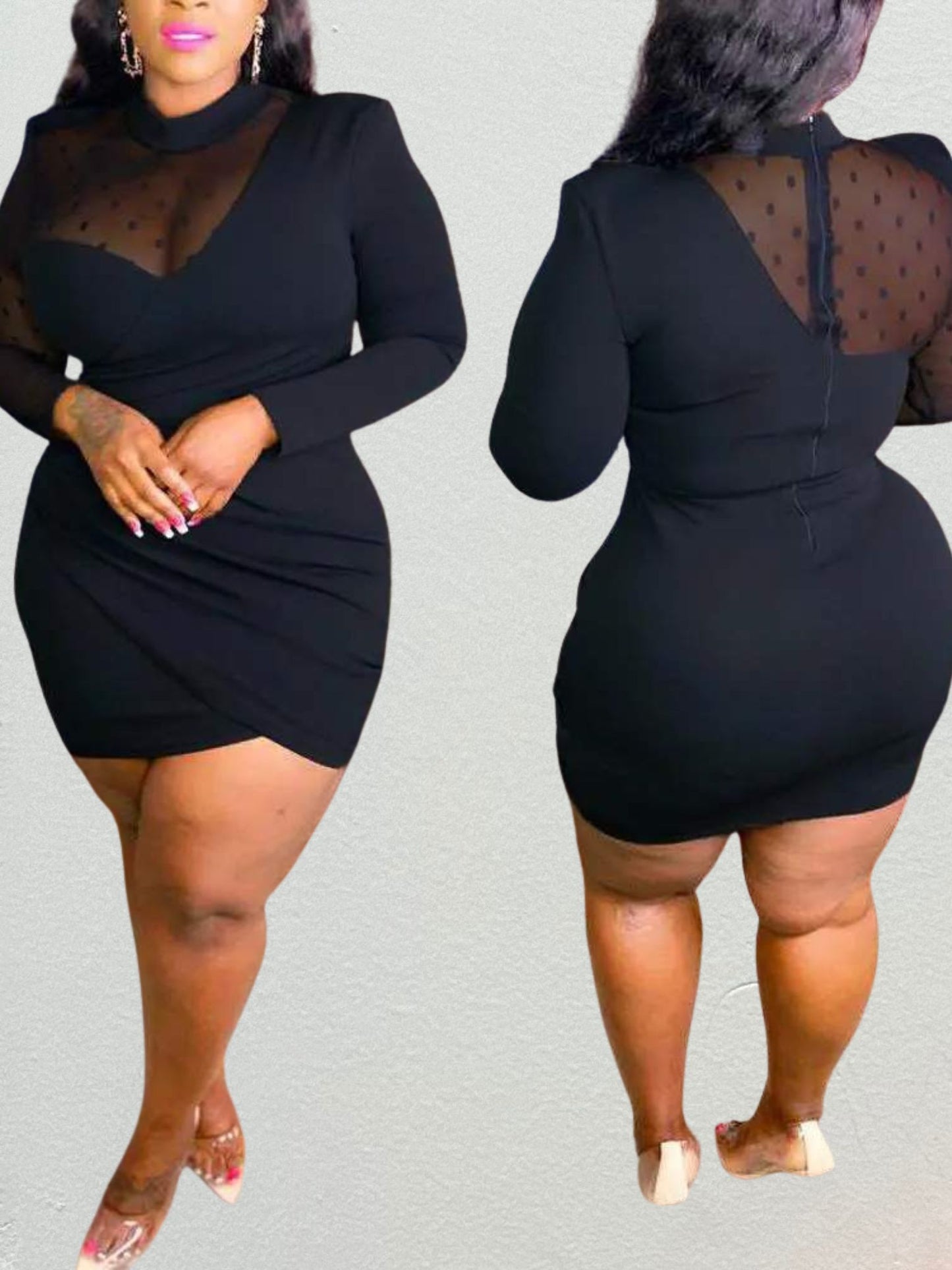 Women’s Ruched Body-Con Dress (Plus)